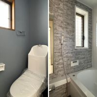 藤沢市大鋸三丁目の売買物件/左：トイレ｜右：風呂