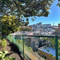 藤沢市大鋸三丁目の売買物件/前面道路を歩いていった先の眺望｜下にはこんな感じで住宅街が広がっています