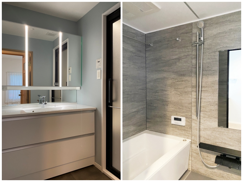 鎌倉市腰越五丁目の売買物件/洗面台│浴室