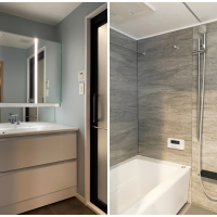 鎌倉市腰越五丁目の売買物件/洗面台│浴室