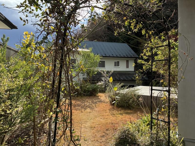 鎌倉市西御門一丁目の賃貸物件/冬の庭の様子