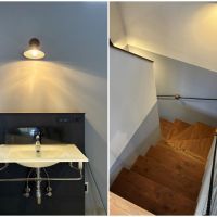 藤沢市鵠沼海岸五丁目の賃貸物件/洗面｜階段