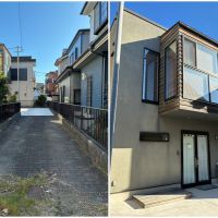 藤沢市鵠沼海岸五丁目の賃貸物件/専用通路部分を通ります｜外観