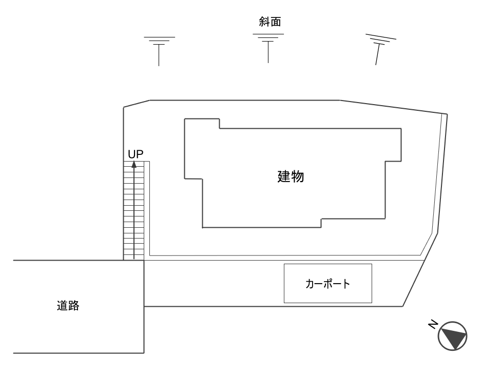 葉山町堀内の売買物件/概略敷地図｜現況と異なる場合があります