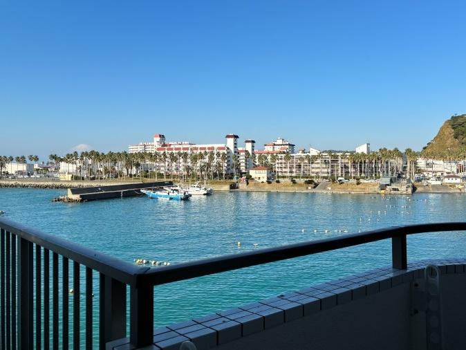 逗子市小坪四丁目の売買物件/バルコニーからの贅沢な景色。2/3をブルーが占めている！