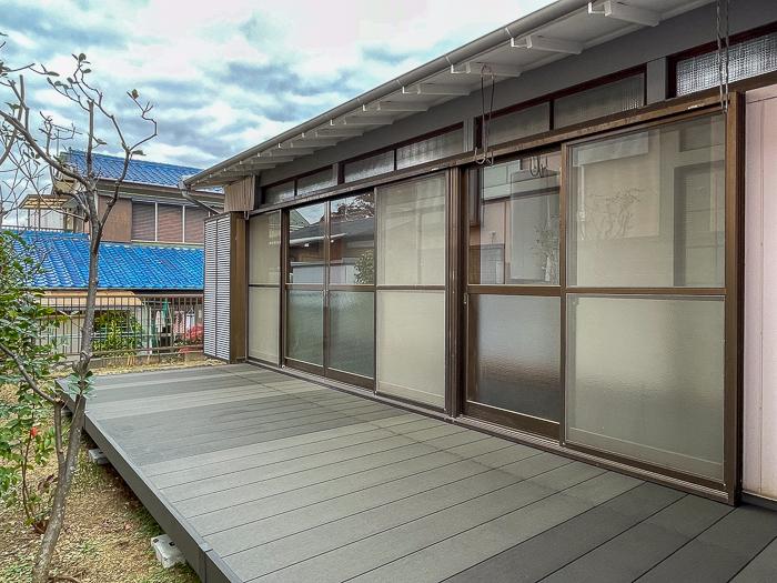 横須賀市森崎三丁目の賃貸物件/デッキは広々。ゴロゴロしたい。。