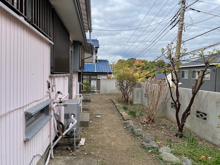 横須賀市森崎三丁目の賃貸物件/北側の庭スペース