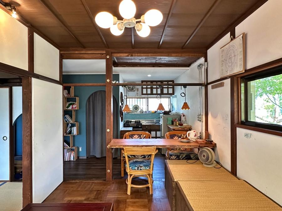 藤沢市辻堂元町三丁目の賃貸物件/コモンスペースの平屋室内｜約36平米の広さでキッチン、トイレ、浴室もあります