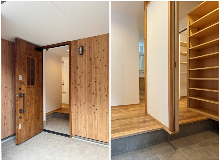 鎌倉市梶原三丁目の売買物件/玄関│シューズクローク