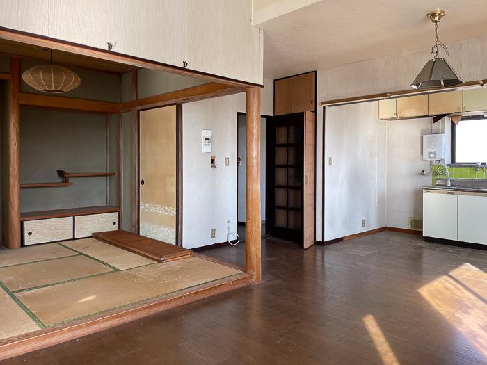 鎌倉市七里ガ浜一丁目の売買物件/LDKの一部が和の空間です
