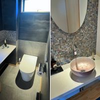 山梨県北杜市高根町の売買物件/1階化粧室｜とても品のある手洗い