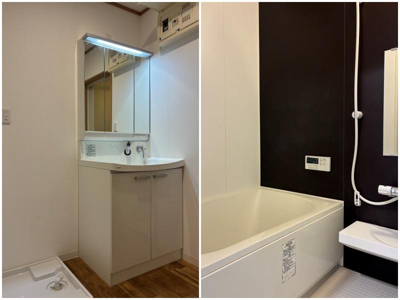 藤沢市本鵠沼二丁目の賃貸物件/洗面｜浴室