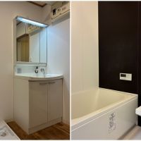 藤沢市本鵠沼二丁目の賃貸物件/洗面｜浴室