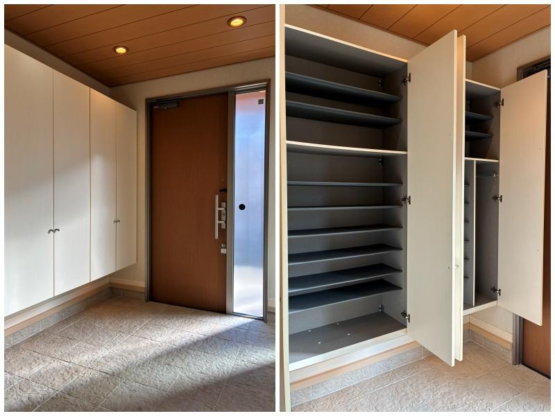 逗子市桜山七丁目の賃貸物件/玄関は広々としています。収納も大きい。