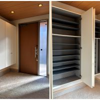 逗子市桜山七丁目の賃貸物件/玄関は広々としています。収納も大きい。