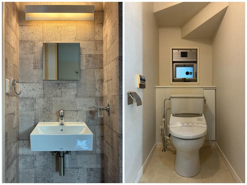 逗子市桜山七丁目の賃貸物件/1階 洗面所とトイレ