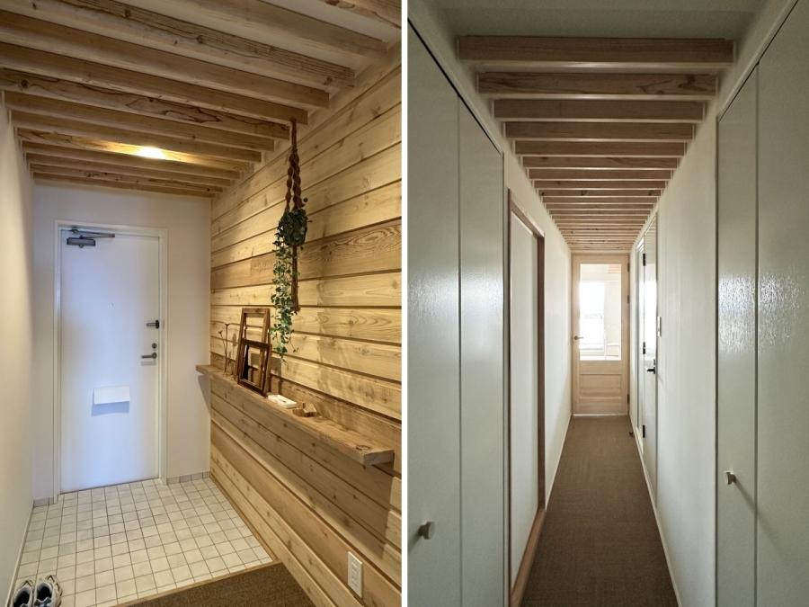 横須賀市武三丁目の売買物件/左：玄関｜右：廊下