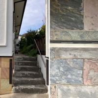 三浦郡葉⼭町堀内 の賃貸物件/共用部｜なんとなく普通じゃないぞと感じさせる素材感。