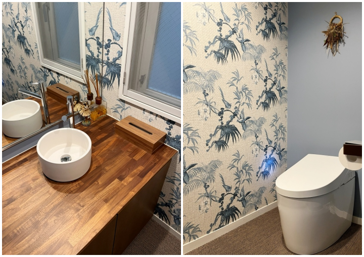 逗子市小坪五丁目の売買物件/造作洗面台│トイレ