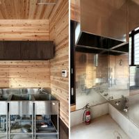 鎌倉市山ノ内の賃貸物件/左：三層シンク｜右：調理はこちらで