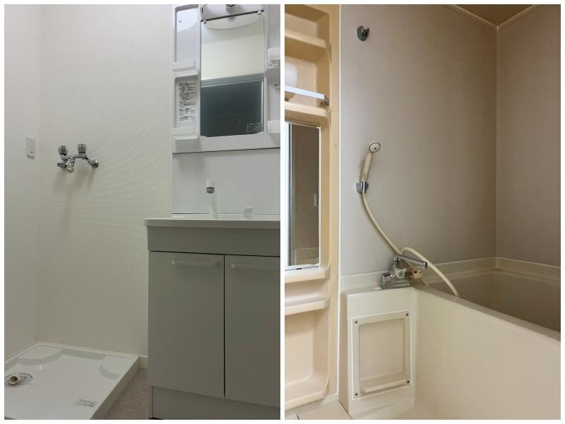 鎌倉市大町二丁目の賃貸物件/洗面所｜浴室（追焚機能付き）