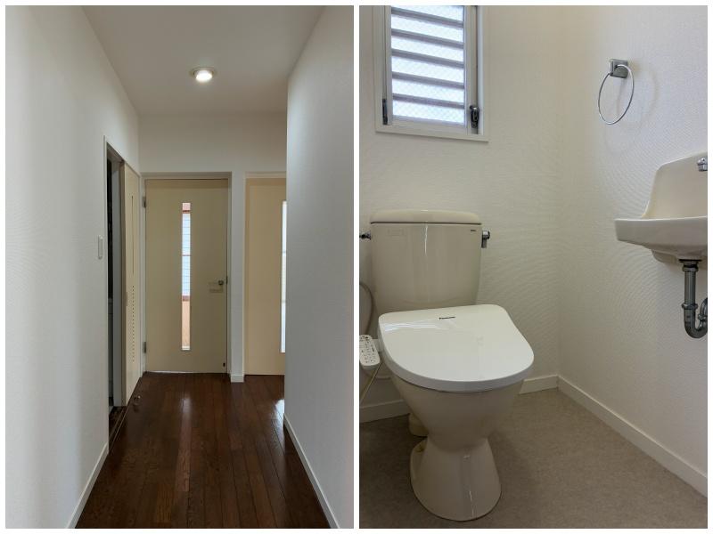 鎌倉市大町二丁目の賃貸物件/廊下｜トイレ（ウォシュレット付き）