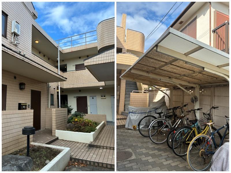 藤沢市本鵠沼二丁目の賃貸物件/外観｜駐輪場