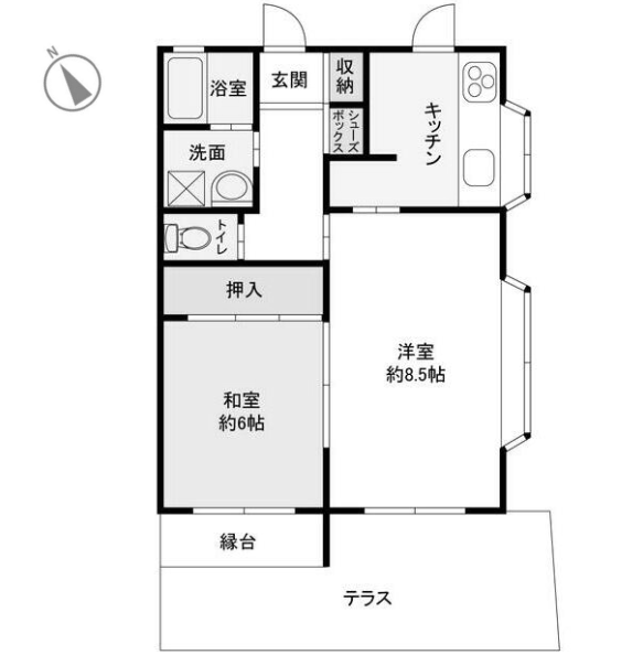 藤沢市本鵠沼二丁目の賃貸物件