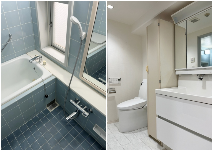 逗子市小坪五丁目の売買物件/浴室│トイレと洗面室は一緒