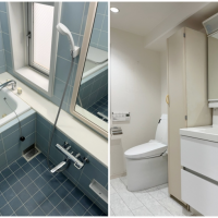 逗子市小坪五丁目の売買物件/浴室│トイレと洗面室は一緒