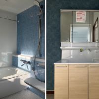 鎌倉市津の売買物件/1階風呂｜洗面所｜新品に更新済。