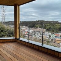 鎌倉市梶原二丁目の売買物件/インナーバルコニーは雨風を緩くしのいでくれます