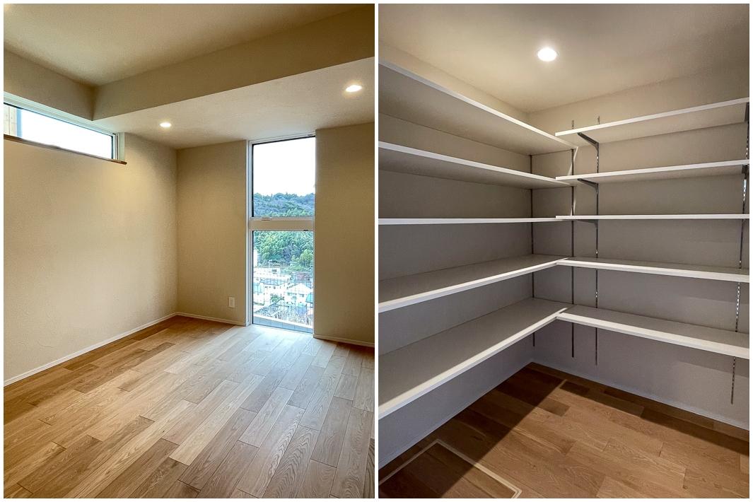鎌倉市梶原二丁目の売買物件/1階5帖洋室のウォークインクローゼット