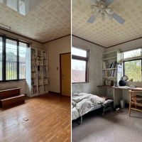 鎌倉市笛田五丁目の売買物件/左：2階リビングは家族みんなが出会う場所｜右：洋室8帖は個室