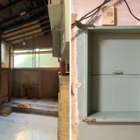 横須賀市長井の賃貸物件/倉庫｜小荷物運搬機｜1階厨房の端から2階廊下に通じています。