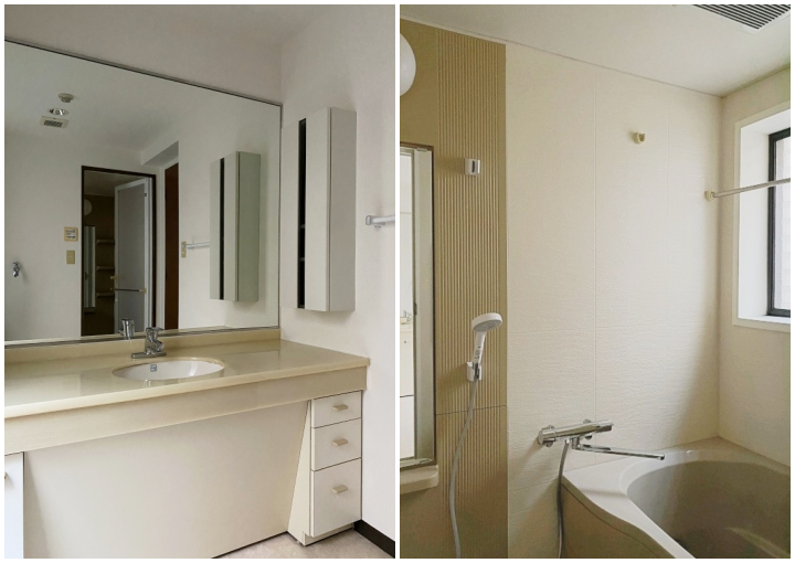 鎌倉市長谷三丁目の賃貸物件/洗面台│浴室