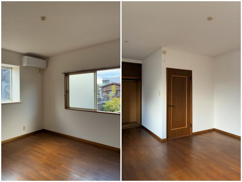 鎌倉市材木座三丁目の賃貸物件/洋室3｜主寝室の10畳。全室にエアコンが付いているのは嬉しいポイントです