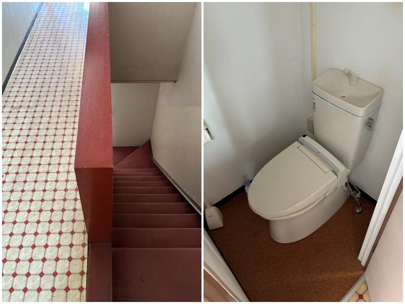 藤沢市辻堂東海岸三丁目の売買物件/ピンクが好きだったのかな？｜2階のトイレ