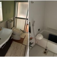 藤沢市辻堂東海岸三丁目の売買物件/1階は洗面とトイレが同室に｜浴室