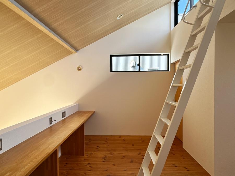 藤沢市片瀬三丁目の売買物件/2階スペース｜図面上は洋室となっていますが、壁のないオープンな空間です