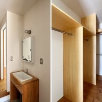 藤沢市片瀬三丁目の売買物件/左：洗面｜右：1階納戸