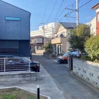 藤沢市藤沢一丁目の賃貸物件/玄関前からは市民病院が見えます