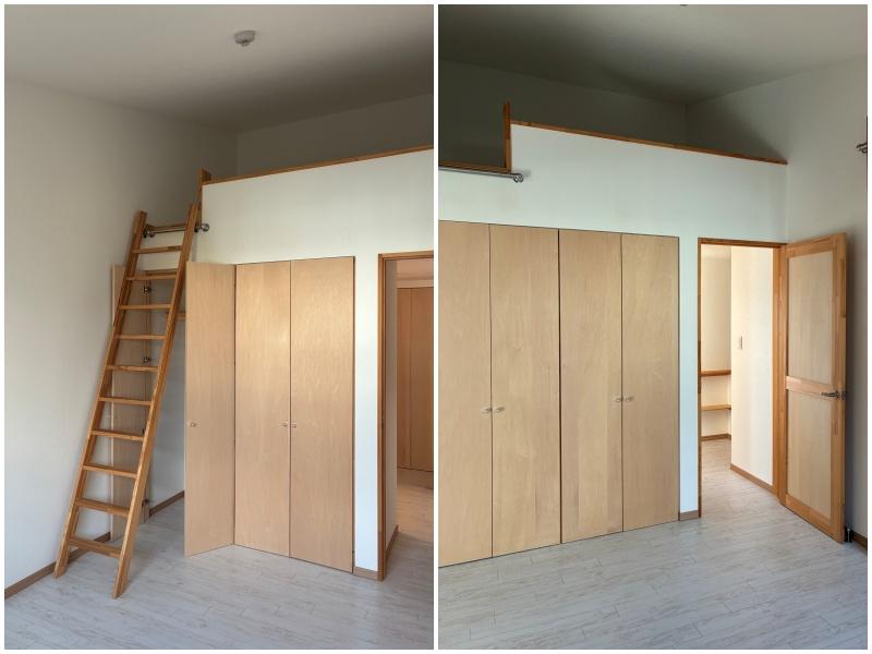 藤沢市鵠沼桜が岡二丁目の賃貸物件/各洋室にはロフトがあります