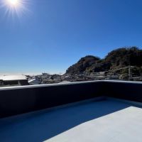 鎌倉市坂ノ下の売買物件/屋上の眺望を別角度（極楽寺方向）