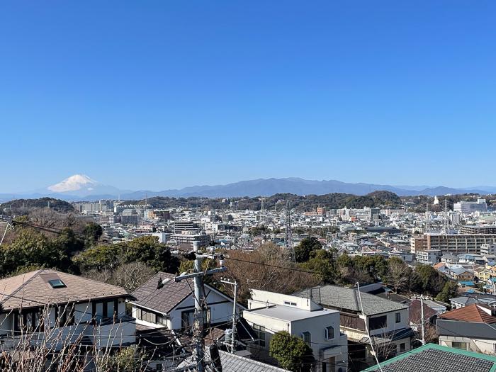 鎌倉市大船の売買物件/撮影の日は丹沢の山々もはっきりと