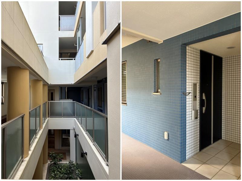 鎌倉市材木座三丁目の売買物件/吹抜け（共用部）｜玄関まわり