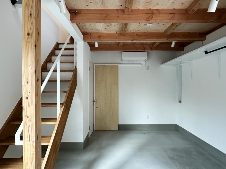 鎌倉市西御門一丁目の賃貸物件/G2の1階｜1階は全ての区画が土間。色んな使い方ができそうです