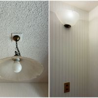 藤沢市辻堂太平台一丁目の賃貸物件/備え付け照明｜レトロなペンダントライトやウォールランプが空間を柔らかく照らしてくれます