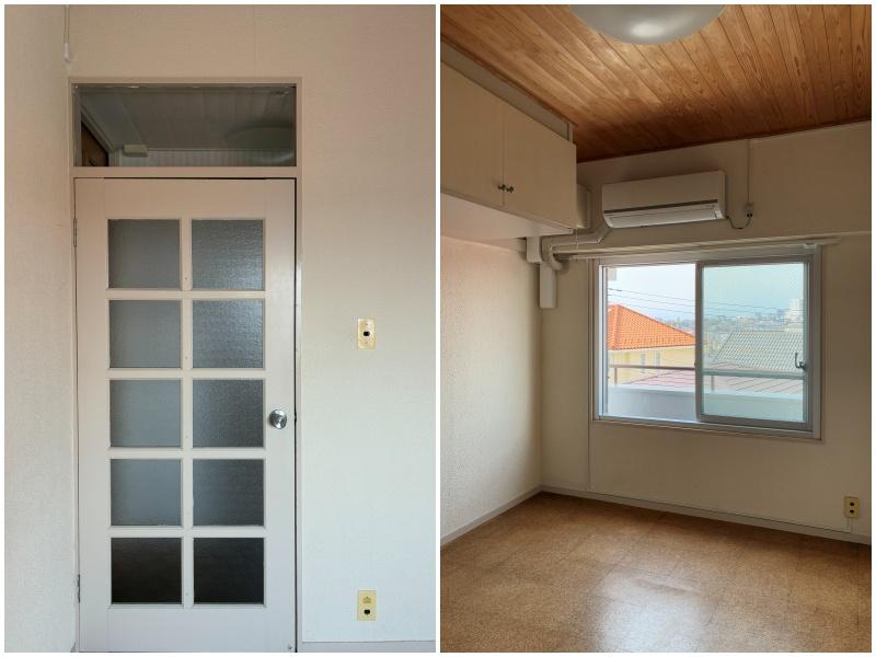 藤沢市辻堂太平台一丁目の賃貸物件/洋室２｜西向き5.7帖。コルク材の床でまた違った雰囲気に。ここを寝室とするか書斎とするか・・迷います