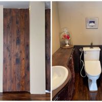 足柄下郡湯河原町吉浜の売買物件/トイレは北西側洋室、玄関側の2方向から出入り可能